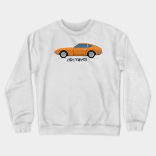 240z Fairlady classic sport coupe side orange Crewneck Sweatshirt